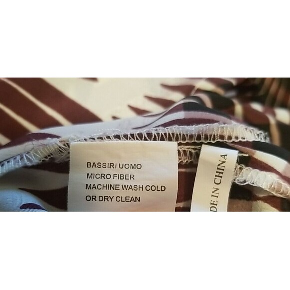 Vintage Bassiri Limited Collection Men's Short Sleeve Button Down Shirt XL T53 - Picture 5 of 5